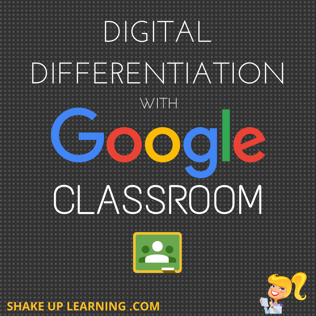 Digital Differentiation with Google Classroom | Shake Up Learning